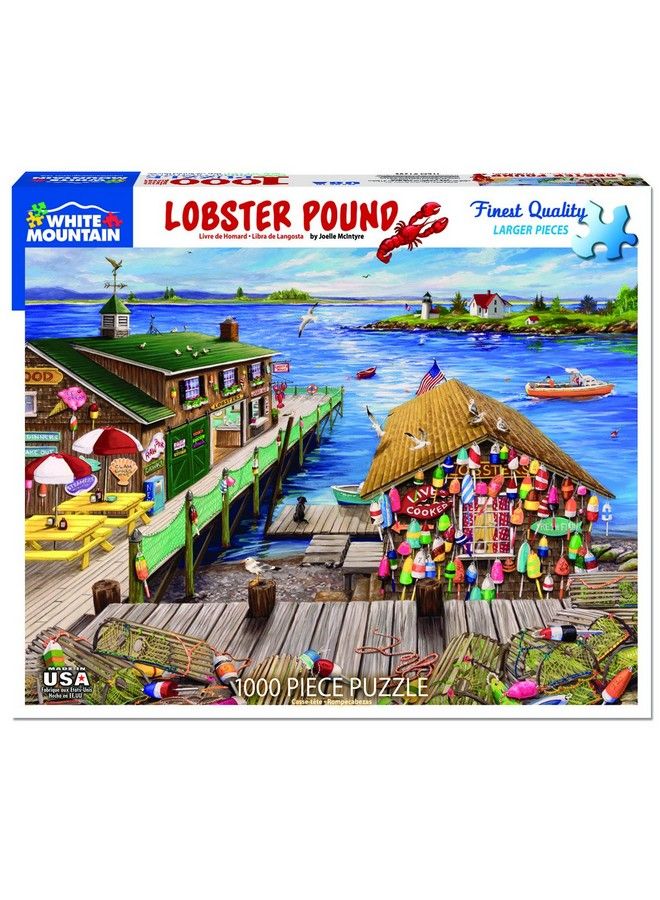 WHITE MOUNTAIN Puzzles Lobster Pound 1000 Piece Jigsaw Puzzle - Image 3