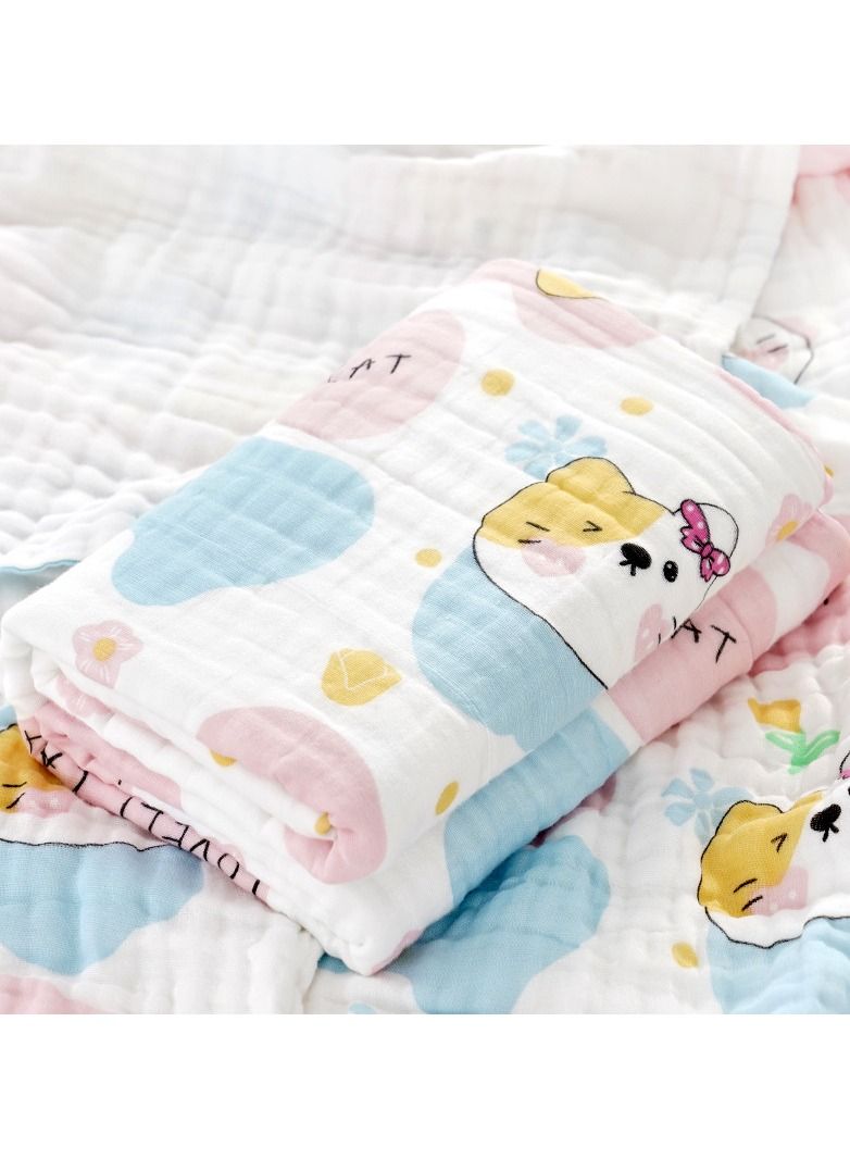 Pure Cotton Cartoon Printed Bath Towels