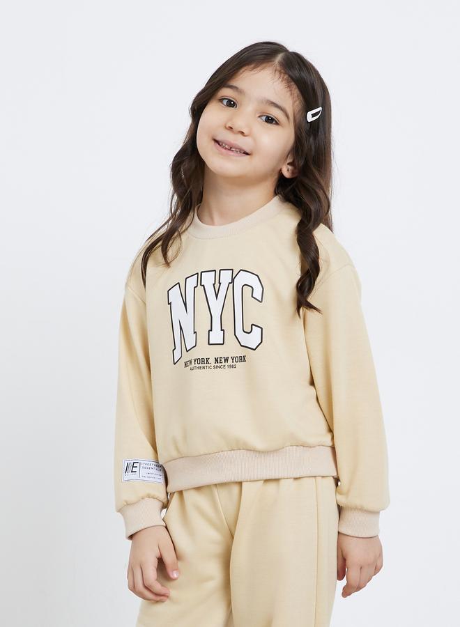 ستايلي طقم من جوغر و سويت شيرت - Image 3