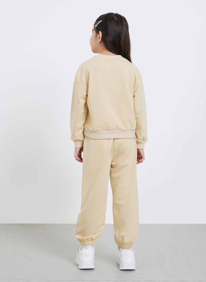 ستايلي طقم من جوغر و سويت شيرت - Image 5