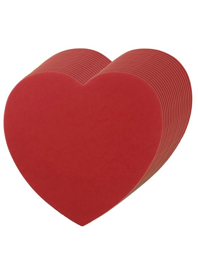 MixTeach 150 Pcs Large Heart Paper Cutouts, Red Heart Shapes Paper Cut Out, Valentines Hearts, Heart Cardstock Cutout for Valentine's Day Crafts Bulletin Board Wall Classroom Decoration - Image 1