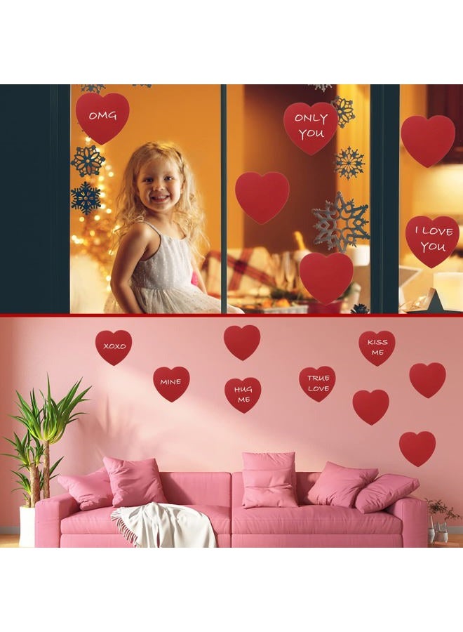 MixTeach 150 Pcs Large Heart Paper Cutouts, Red Heart Shapes Paper Cut Out, Valentines Hearts, Heart Cardstock Cutout for Valentine's Day Crafts Bulletin Board Wall Classroom Decoration - Image 5