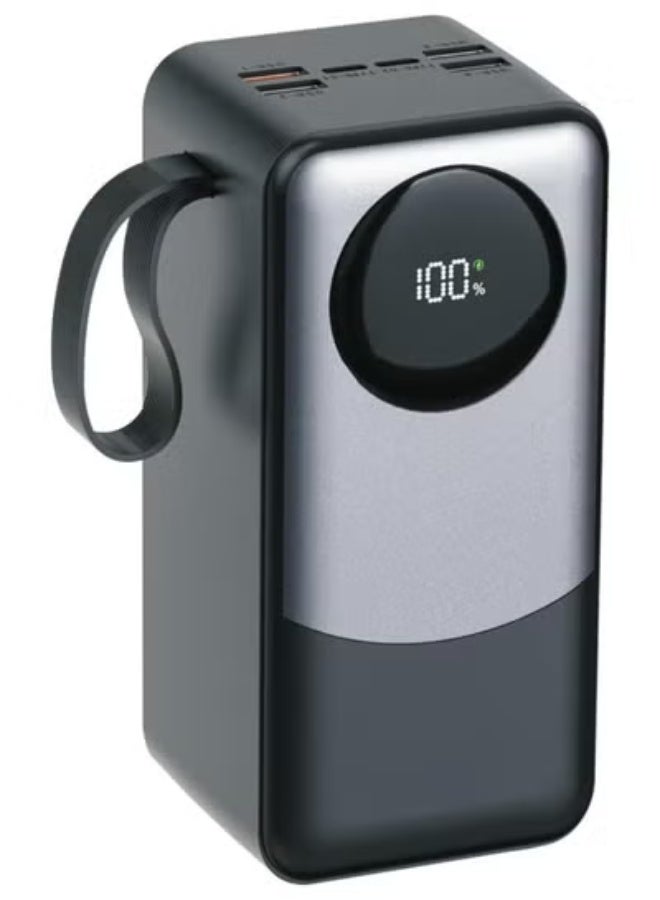 DG 50000mAh Power Bank with 100W In/Out Power Delivery – High-Capacity Portable Charger with PD 22.5W Fast Charging, USB 4 Ports, Type-C & Micro USB Inputs – Digital Battery Display for Real-Time Monitoring – Compatible with Laptops, Smartphones, Tablets & More - Image 3