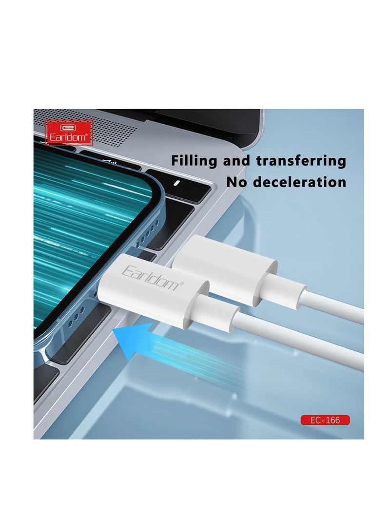 Earldom Fast Charging Cable Type-C to Type-C Portable Fast Charger Data Cable, Support Pd 60W - Image 4