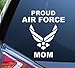 eDesign Proud Air Force Mom Decal Vinyl Car Sticker 55 Inches for Car Truck Van Window Bumper Laptop Tablet Cup Tumbler Water Bottle and Any Smooth Surface - Image 2