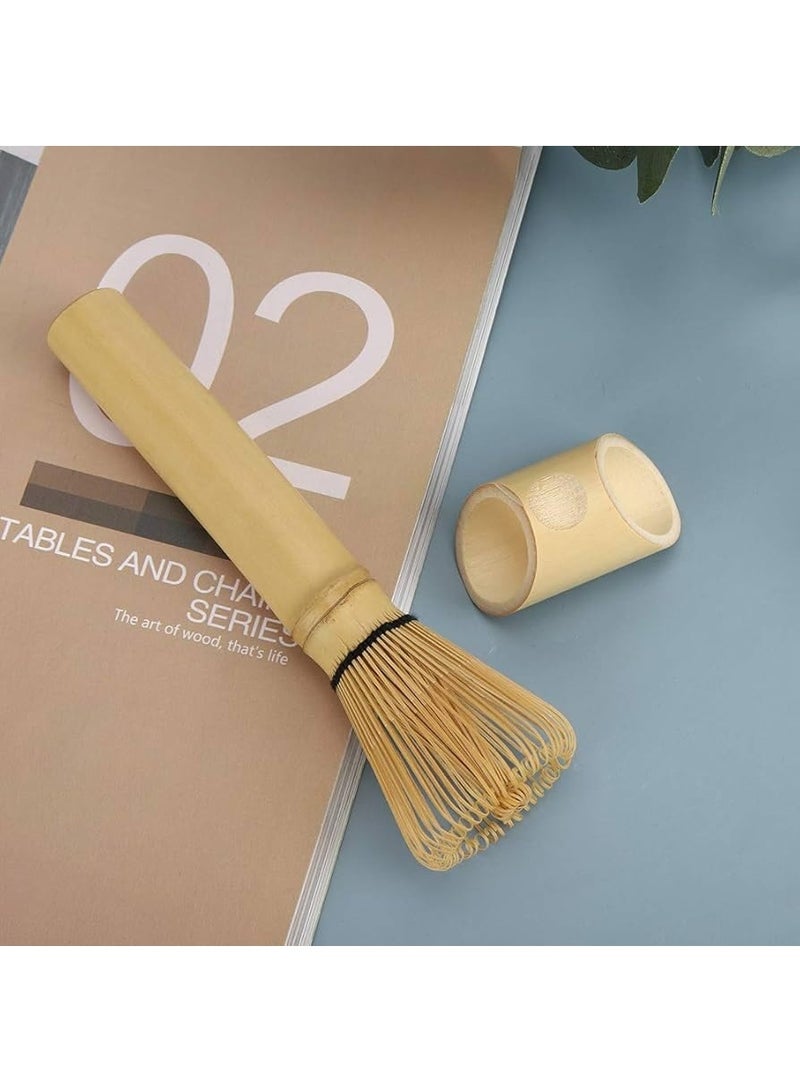 Flavoma Japanese Handmade Long Handle Bamboo Matcha Whisk/Chasen/Brush - Traditional Long Handle Bamboo Whisk for Brewing Matcha - Image 3