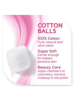 FUXING 100% Pure Cotton Ball - 100 Pcs  - Image 2