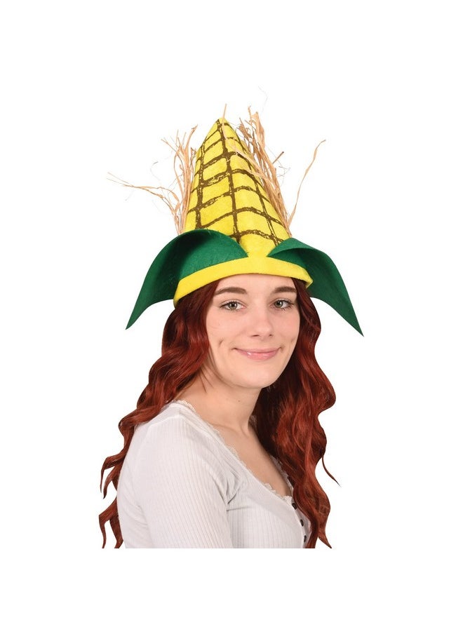 Beistle - Plush Corn Cob Hat - Image 1
