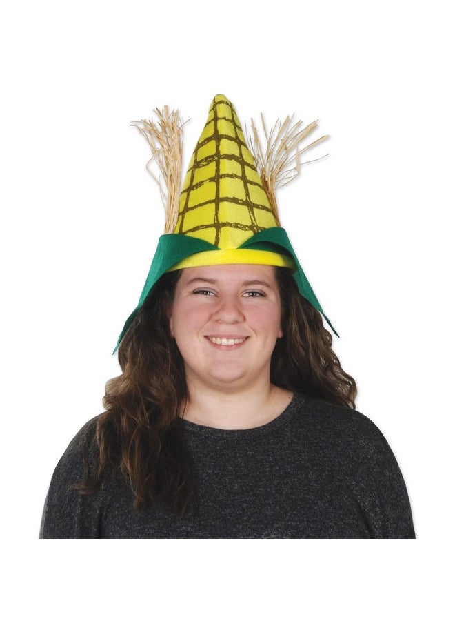 Beistle - Plush Corn Cob Hat - Image 1