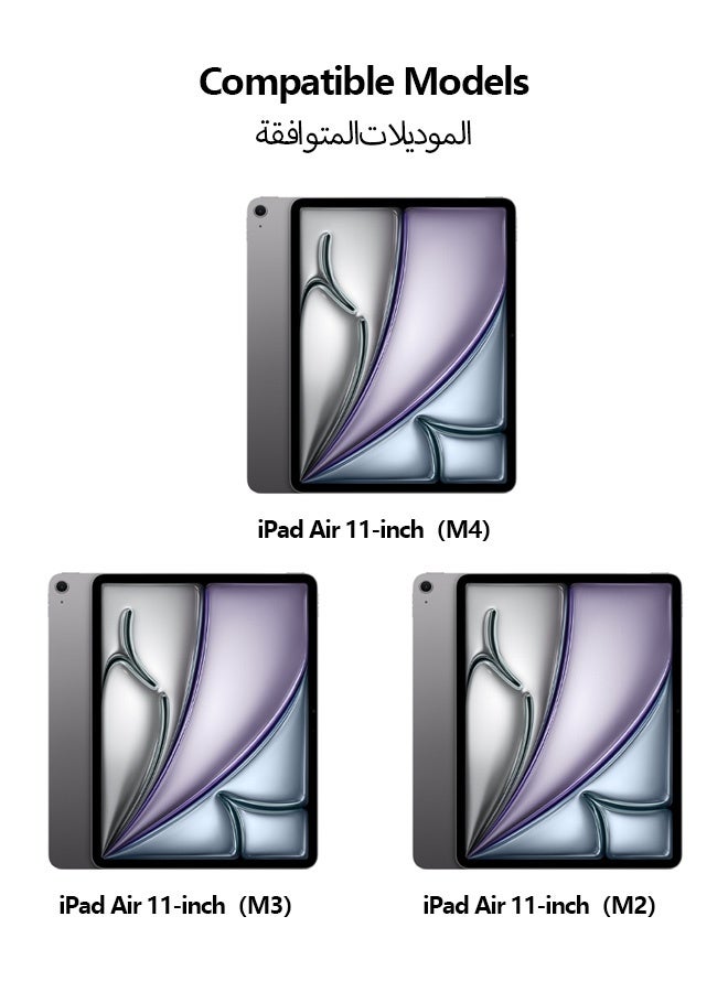نُوِيق واقي شاشة مغناطيسي بملمس الورق لجهاز iPad Air M4/M3/M2 مقاس 11 بوصة (2026/2025/2024)، للكتابة والرسم كما لو كنت تكتب على الورق، قابل للإزالة وإعادة الاستخدام، متوافق مع واقي الشاشة المقوى، مضاد للانعكاس - Image 2