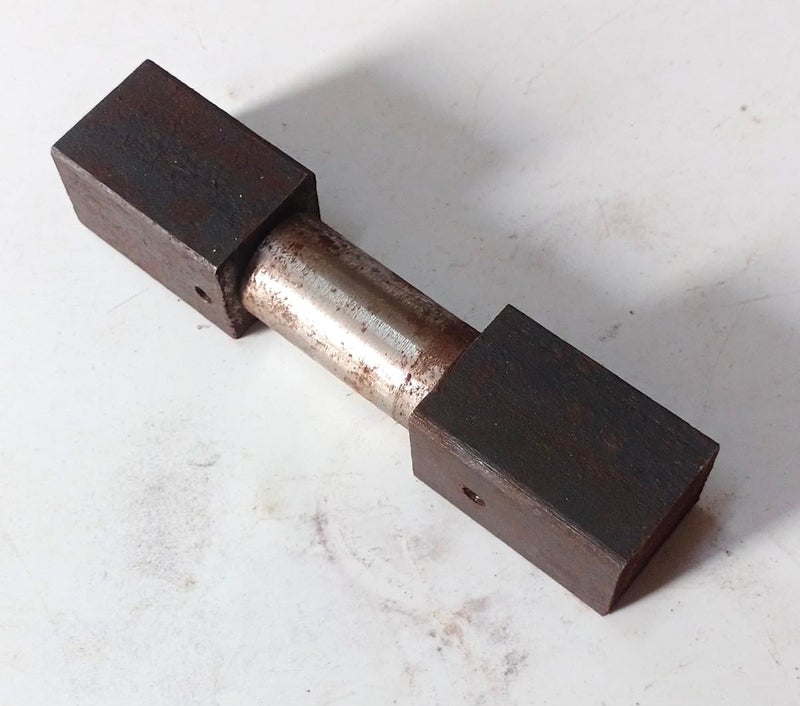 Barrel Hinges Weld on Gate Hinges 30mm 1 Set Length 150mm Square  - Image 4