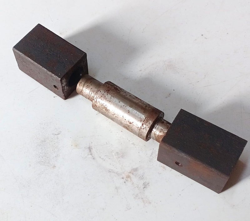 Barrel Hinges Weld on Gate Hinges 30mm 1 Set Length 150mm Square  - Image 3