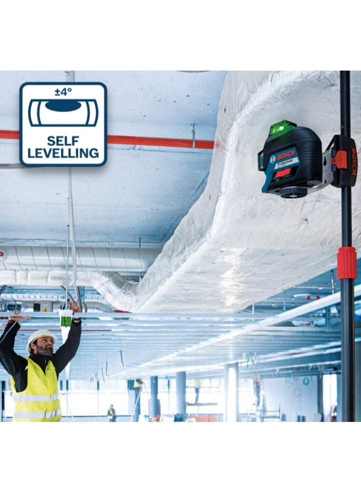 BOSCH BOSCH GLL3-80G Green 3-Level Laser Level Without Stand - Image 2