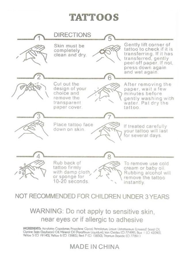 Khaisha Fashionable waterproof temporary tattoo sticker with crescent and star design  - Image 3