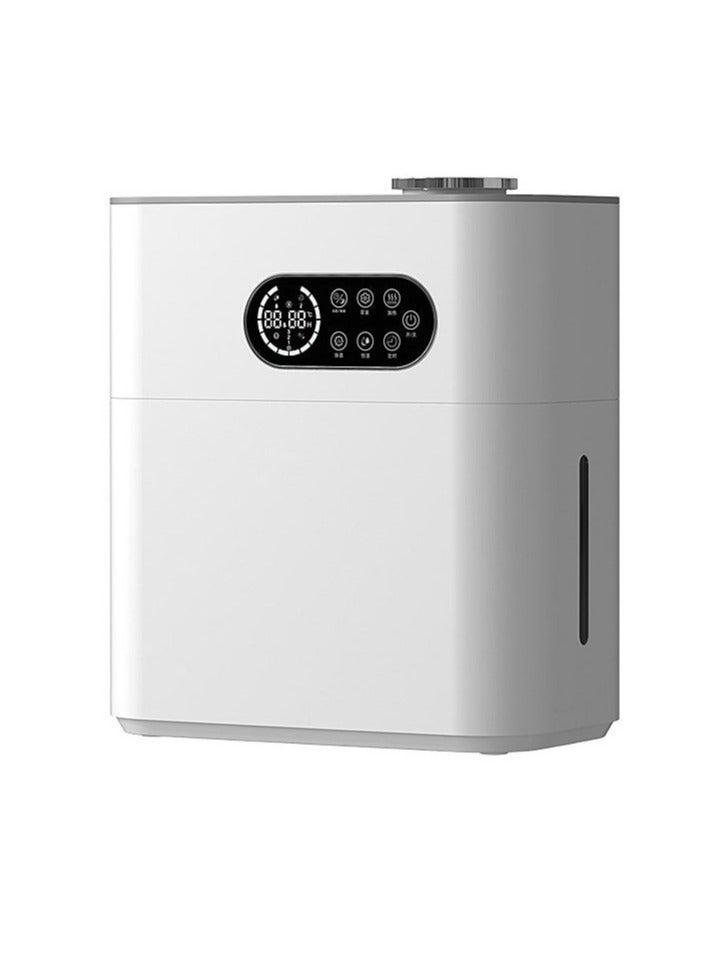 شو وو مرطب هواء بالموجات فوق الصوتية، سعة 6.5 لتر، 3 سرعات، رذاذ بارد مع موزع للزيوت العطرية، تشغيل هادئ، تصميم سهل التعبئة من الأعلى مع تطهير بالأشعة فوق البنفسجية للغرف الكبيرة حتى 40 مترًا مربعًا، 100 وات، أبيض - Image 2