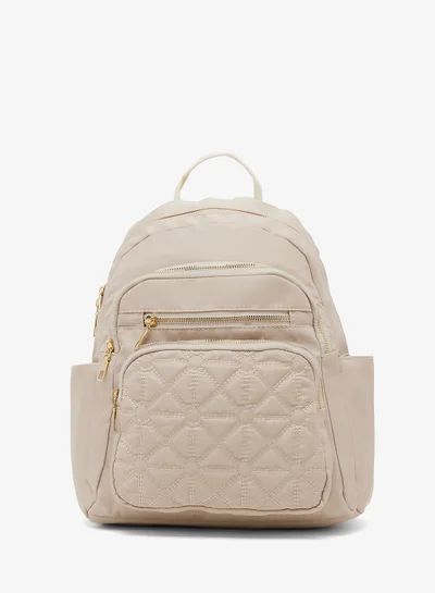 Ginger quilted multipocket backpack