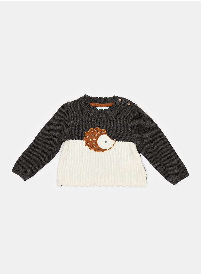 OBAIBI - Beige Sweater for Girls - Image 1