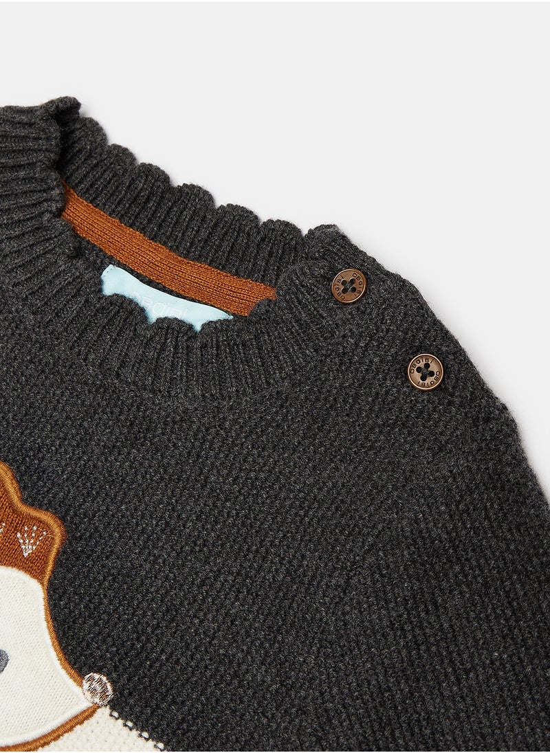 OBAIBI - Beige Sweater for Girls - Image 1