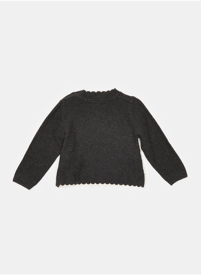 OBAIBI - Beige Sweater for Girls - Image 1