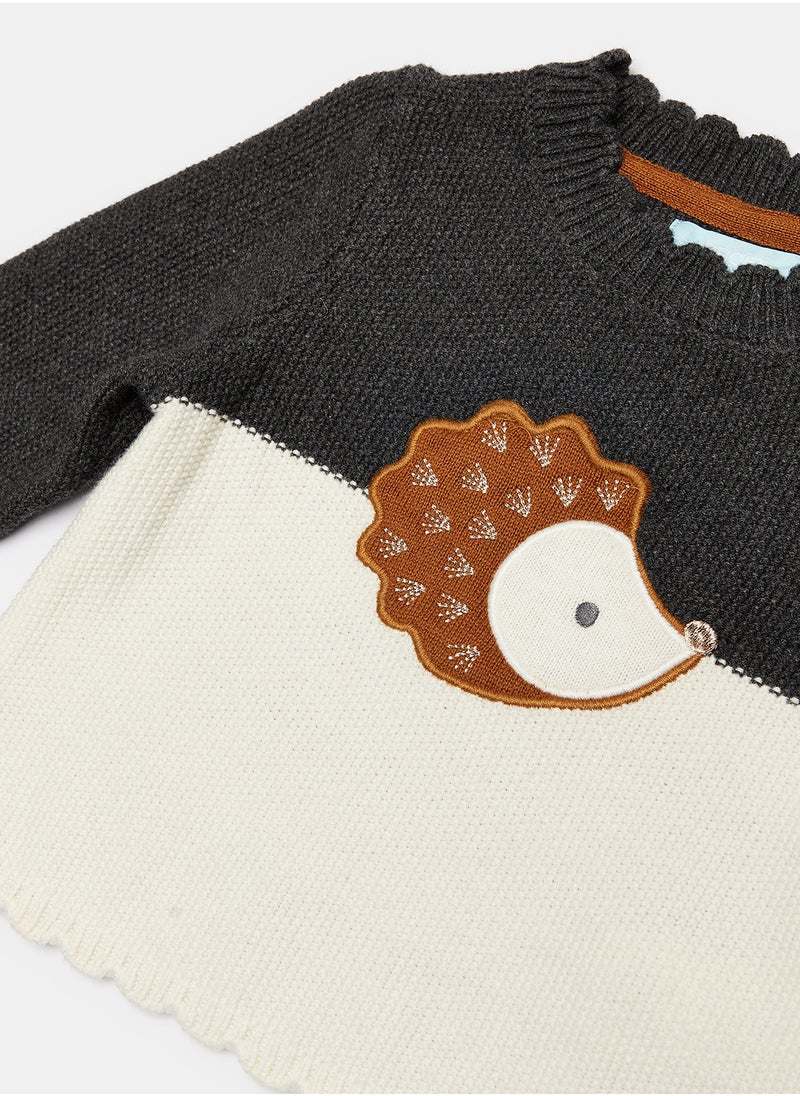 OBAIBI - Beige Sweater for Girls - Image 1