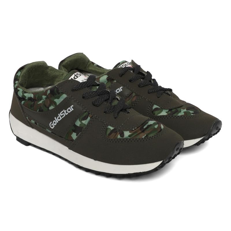 Gold Star GOLDSTAR 602 Men’s Latest Stylish Casual Sneakers Shoes | Lace-Up Lightweight Sports Running Shoes for Men | Comfortable Walking, Gym Training, Trekking, Hiking, Jogging, Party & Footwear - Image 1