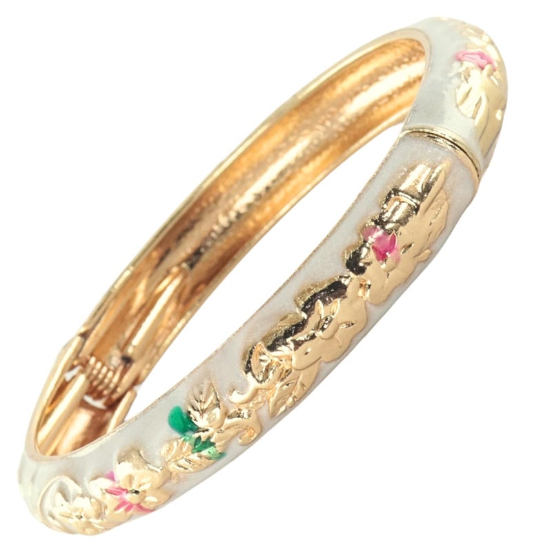 STYOLLO Stylish Alloy Enamel Metal Bracelet Set For Women & Girls | Beautiful Cuff Kada Charm Gift for Birthday | Designer Bracelet | Gift For Girls | Perfect Wedding & Festival Bracelet Accessories - Image 1