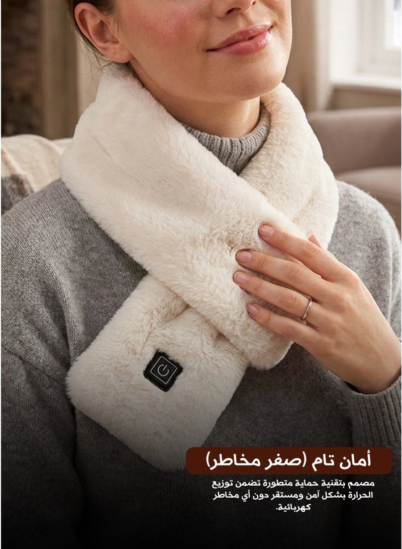 وشاح تدفئة ذكي بتحكم في درجة الحرارة – هدية شتوية قابلة للشحن عبر USB للأحبة - Image 5