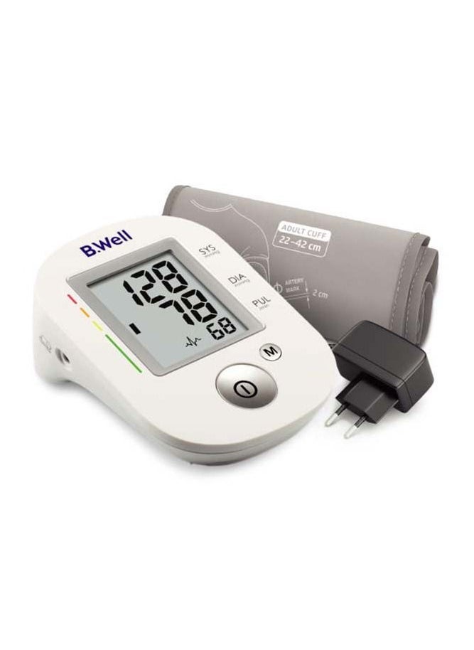 B.Well PRO-35-ML Automatic Blood Pressure Monitor with 22cm - 42cm Size Medium-Large Cuff and Charger Adapter - Image 2