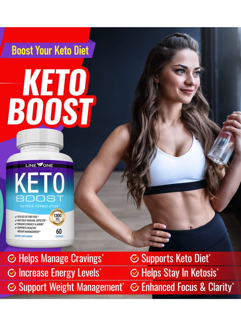 KETO Weight Loss Diet Pills/ Non-Prescription Weight Loss Aid/ Powerful Fat Burning and Appetite Suppression/ Excellent for Keto Diet 60 Capsules - Image 4