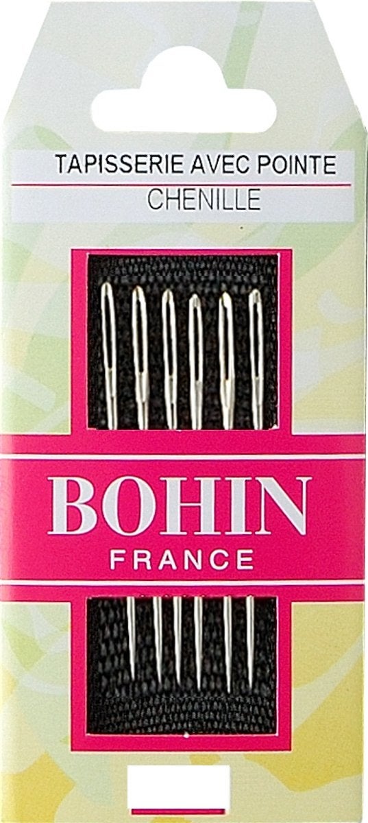 Bohin 00934 Clover Embroidery Needles with Point (22), Grey|Black|red|Beige - Image 3
