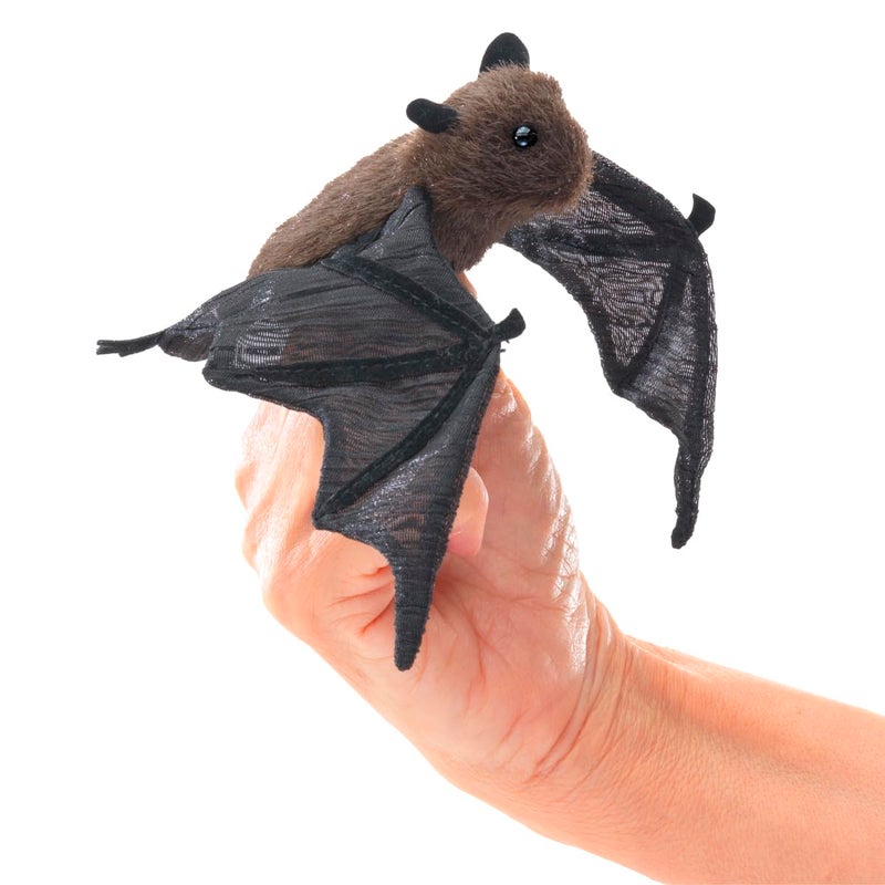 Folkmanis Mini Bat Finger Puppet - Image 2