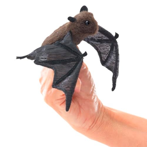 Folkmanis Mini Bat Finger Puppet - Image 1