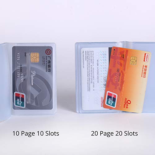 Senkary Set of 3 Plastic Wallet Insert Clear Credit Card Wallet Picture Photo Holder for Wallets - Image 5
