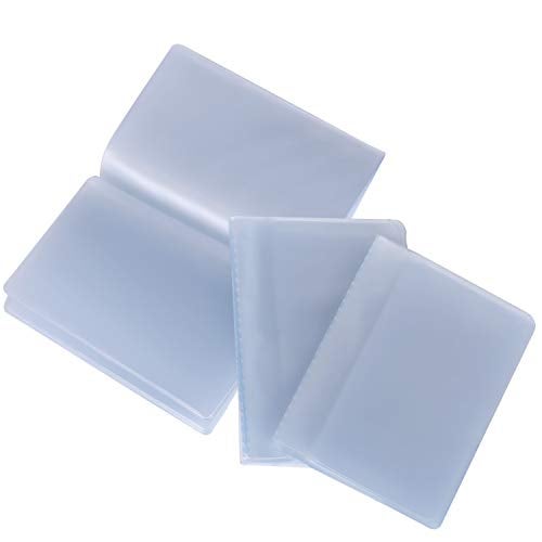 Senkary Set of 3 Plastic Wallet Insert Clear Credit Card Wallet Picture Photo Holder for Wallets - Image 1