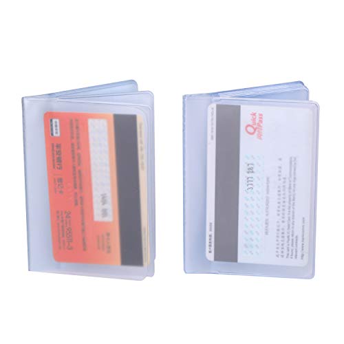 Senkary Set of 3 Plastic Wallet Insert Clear Credit Card Wallet Picture Photo Holder for Wallets - Image 4