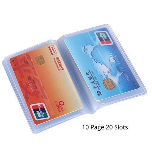 Senkary Set of 3 Plastic Wallet Insert Clear Credit Card Wallet Picture Photo Holder for Wallets - Image 3