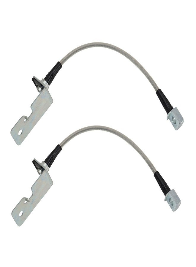 تي آر كيو طقم خراطيم فرامل أمامية عالية الأداء من TRQ، متوافق مع سيارات أكورا MDX موديل 2001-2002، وهوندا أوديسي موديل 1999-2004، وبايلوت موديل 2003-2008. - Image 1