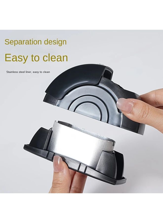 1 Pc Car Ashtray Black With Door Mount Heavy Duty Non Spill Design Easy Installation Cigarette Cigar Vape Pen Holder Compact Vehicle Accessory For Drivers - Image 4