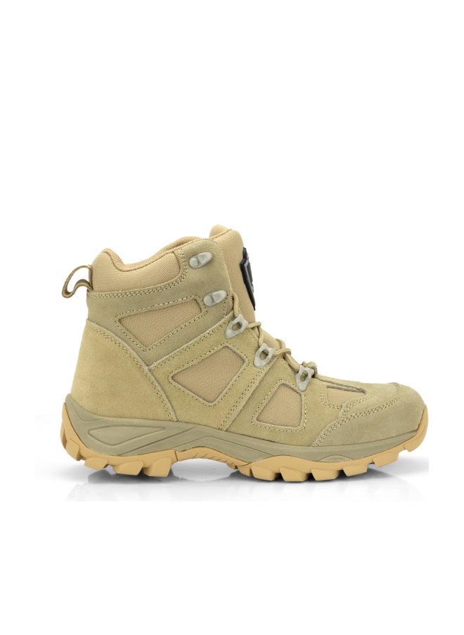 Gladiator 6057 Men’s Tactical Outdoor Boots, Beige, High Ankle, Lace-Up - Image 1