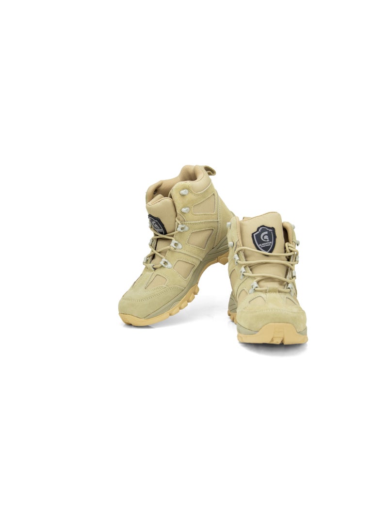 Gladiator 6057 Men’s Tactical Outdoor Boots, Beige, High Ankle, Lace-Up - Image 5