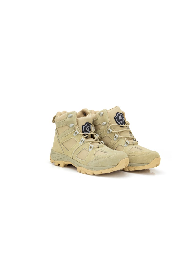 Gladiator 6057 Men’s Tactical Outdoor Boots, Beige, High Ankle, Lace-Up - Image 2