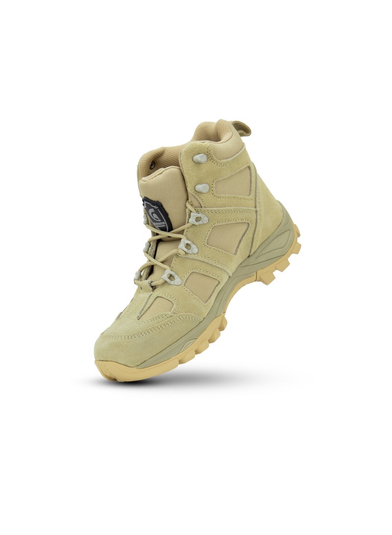 Gladiator 6057 Men’s Tactical Outdoor Boots, Beige, High Ankle, Lace-Up - Image 4