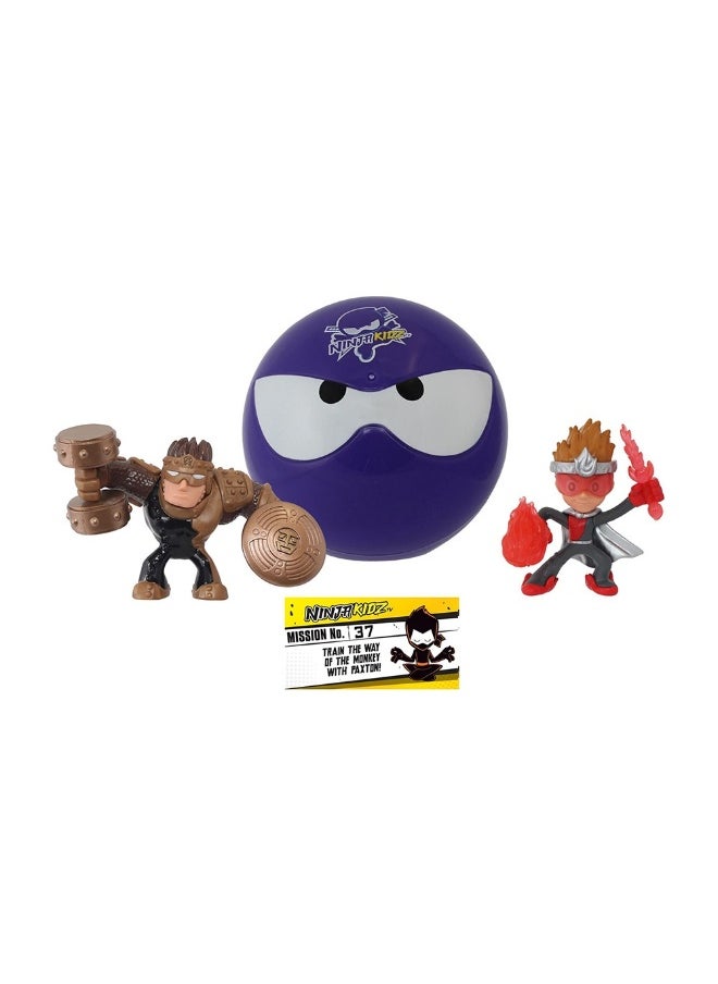 Ninja Kidz Mini Head S3 Collectible Mystery Ball  - Image 2
