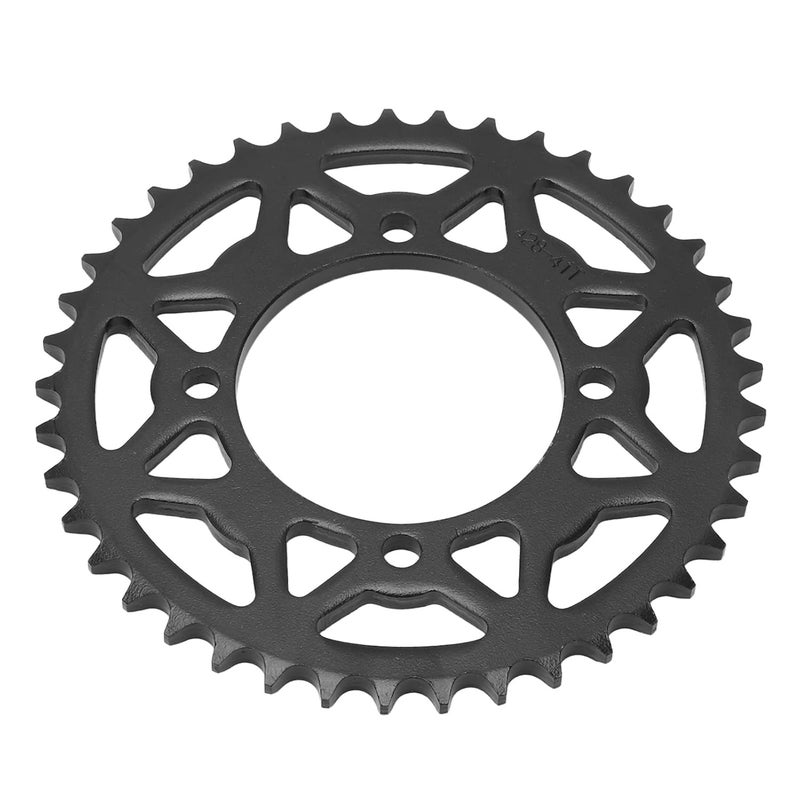 428 41T Rear Sprocket, 41 Tooth Steel Rear Sprocket for Go Kart ATV Light Motorcycle, 428 Pitch Replacement Sprocket with Easy Installation, Perfect Fit for DIY Projects and Vehicl - Image 1