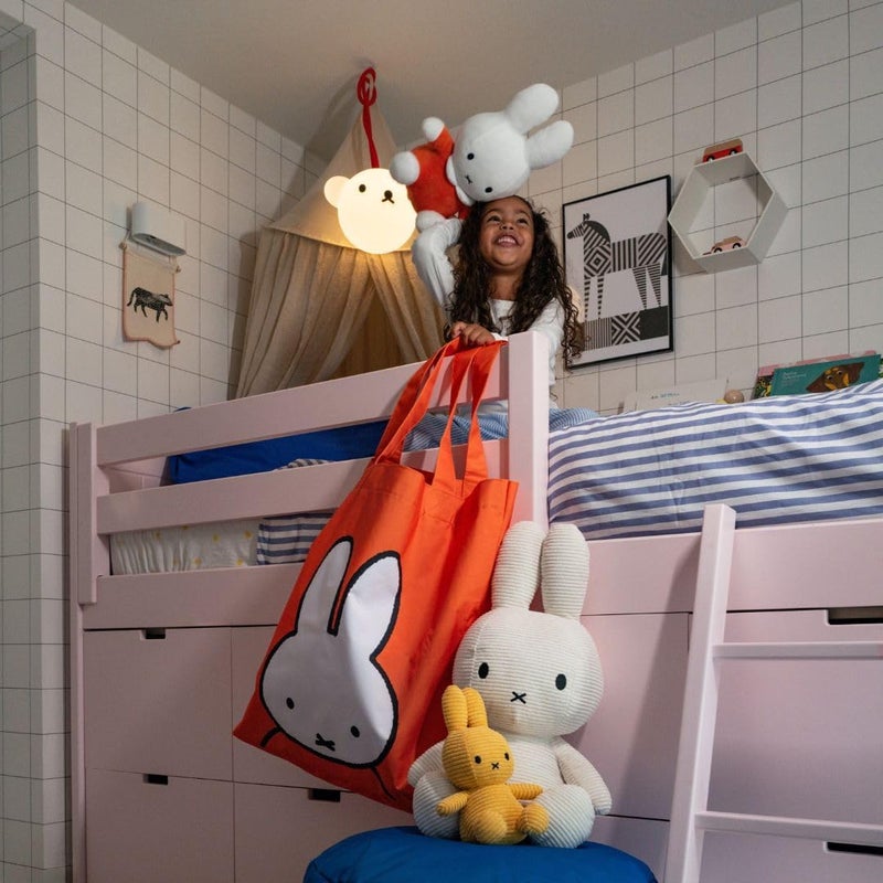 Fatboy Carry-All-Bag (61 cm x 55 cm) x Miffy | Sturdy & durable | Water and dirt-repellent | Inner pocket with press stud closure | Supersized | UV grade (0-8): 4 | 100% Polyester - Orange - Image 2