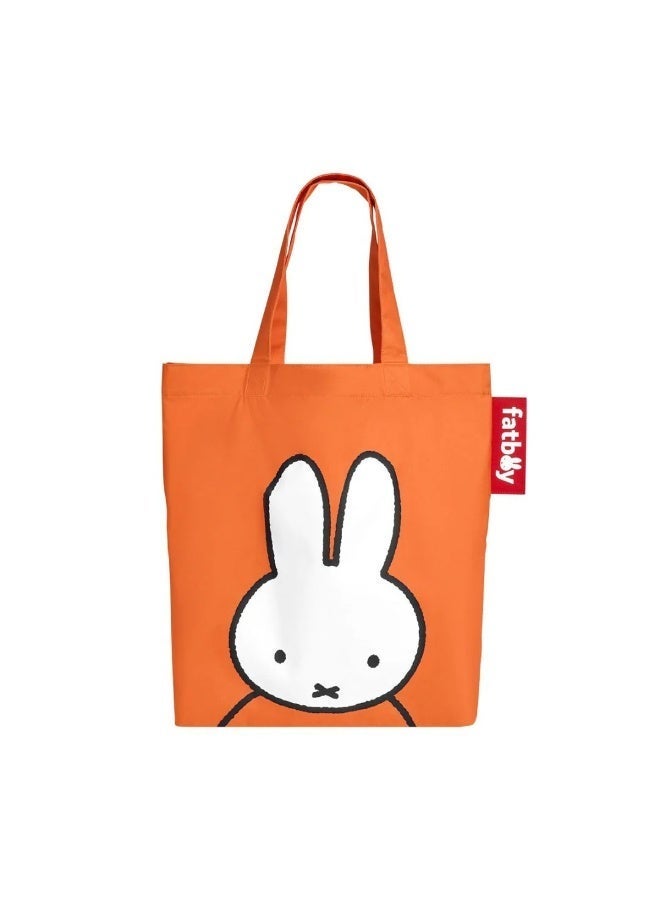 Fatboy Carry-All-Bag (61 cm x 55 cm) x Miffy | Sturdy & durable | Water and dirt-repellent | Inner pocket with press stud closure | Supersized | UV grade (0-8): 4 | 100% Polyester - Orange - Image 1