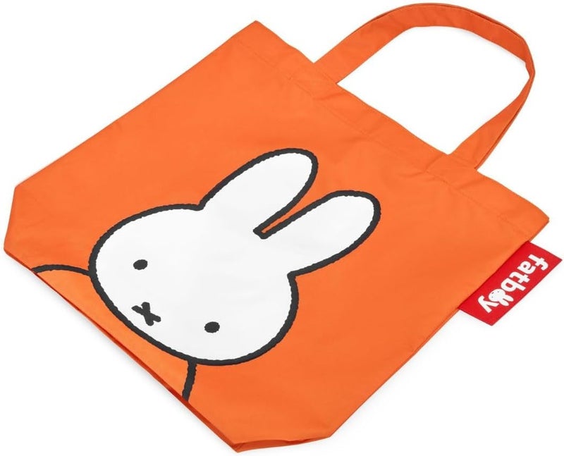 Fatboy Carry-All-Bag (61 cm x 55 cm) x Miffy | Sturdy & durable | Water and dirt-repellent | Inner pocket with press stud closure | Supersized | UV grade (0-8): 4 | 100% Polyester - Orange - Image 3