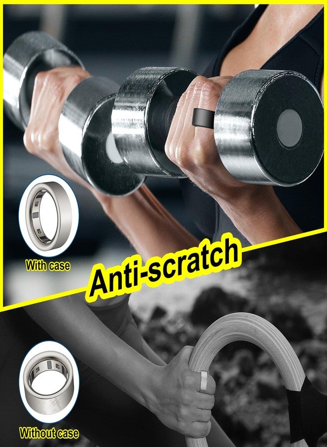 Hexasider 5 Pack Ring Cover Compatible with Oura Ring Gen 4/Oura Ring Gen 3 Horizon/Heritage, Silicone Anti-Scratch Case for Oura Ring Protector Accessories for Oura Size 5 - Image 3