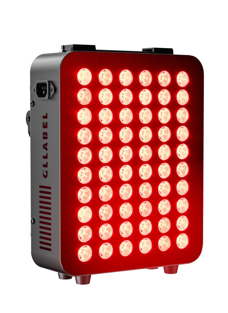 SYOSI Red Light Therapy Lamp for Face and Body, 660nm Red & 850nm Near Infrared, High Power Lamp with 60 Clinical Grade 5W LEDs, Promotes Fast Recovery, Pain Relief, Skin Health, and Anti-Aging  - Image 1
