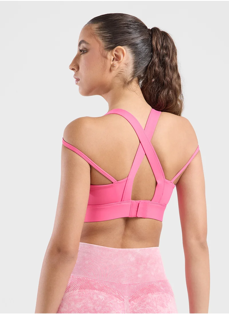 فورورد Wide Strap Sport Bra With Back Clasp